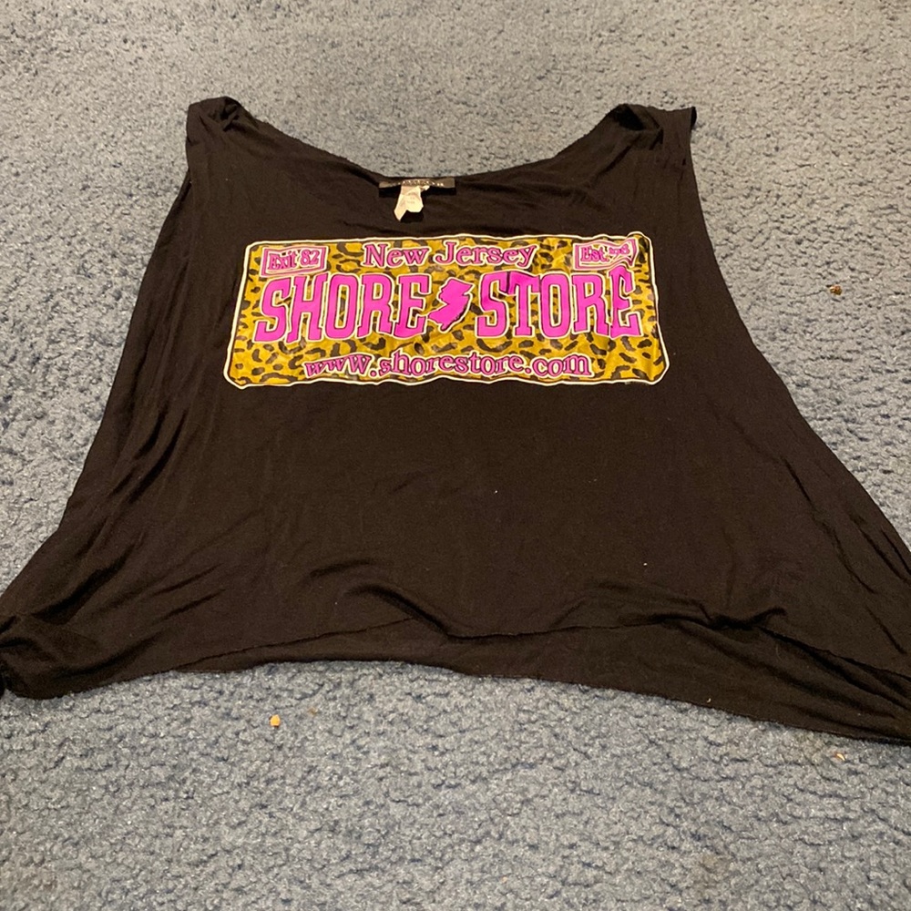COPY - EUC BLACK SHORE STORE TANK TOP